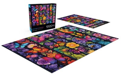Foto 2 | Rompecabezas Buffalo Games Flowers And Flyers 1000 Piezas - Venta Internacional