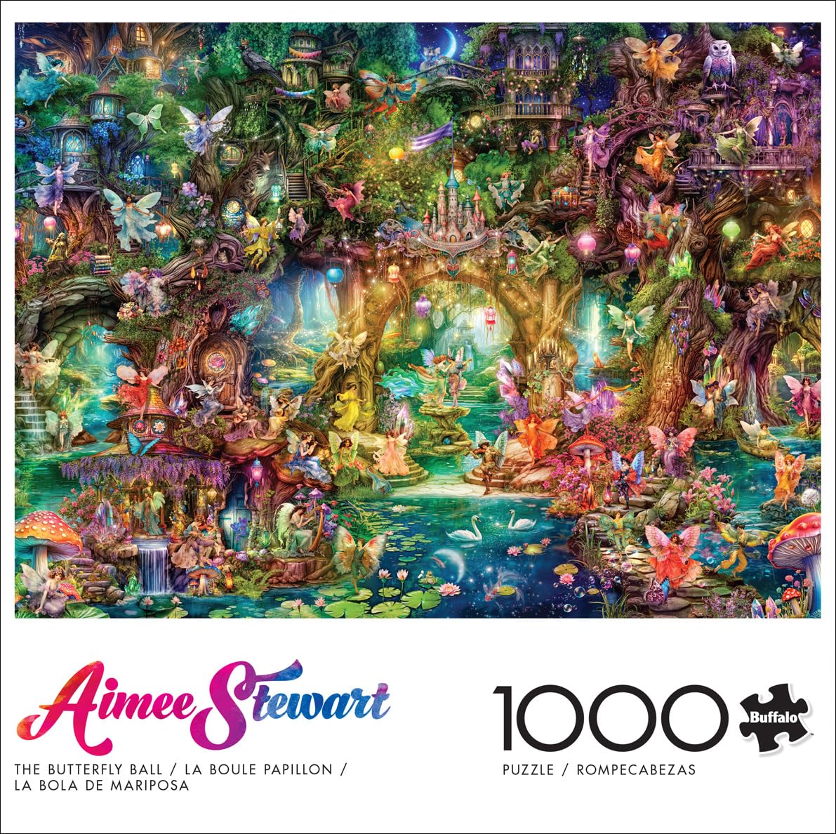 Foto 3 | Rompecabezas Buffalo Games Aimee Stewart de Mariposas - Venta Internacional