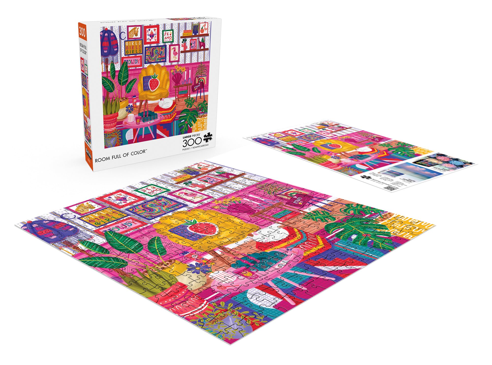 Foto 3 pulgar | Rompecabezas Buffalo Games Roomful Of Color 300 Piezas - Venta Internacional