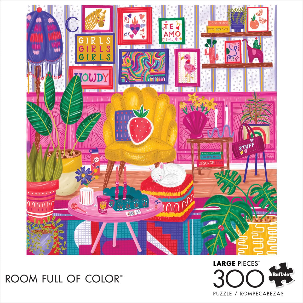 Foto 5 pulgar | Rompecabezas Buffalo Games Roomful Of Color 300 Piezas - Venta Internacional