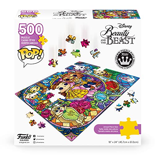 Foto 2 | ¡funko Pop! Puzzle: La Bella Y La Bestia De Disney - Venta Internacional.