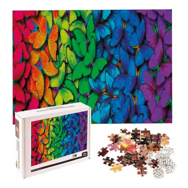 Foto 2 pulgar | Puzzle 1000 Piezas Con Mariposas - Venta Internacional.