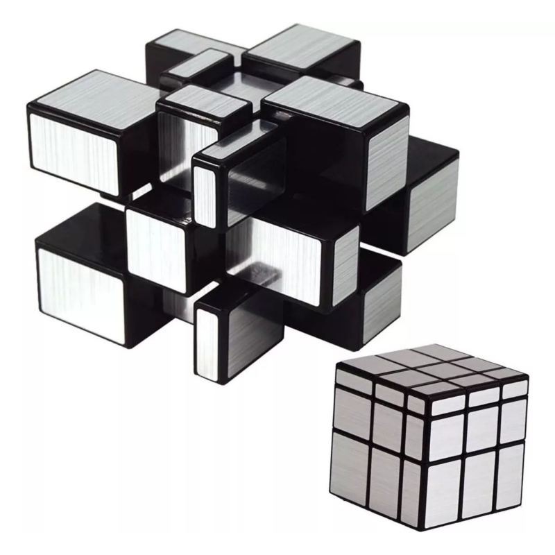 Foto 2 pulgar | Espejo Rubik's Cube Silver Collection, 5,7 Cm, 3 X 3 X 3 X 3 Cm, Mod - Venta Internacional.