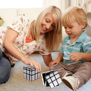 Foto 2 | Espejo Rubik's Cube Silver Collection, 5,7 Cm, 3 X 3 X 3 X 3 Cm, Mod - Venta Internacional.