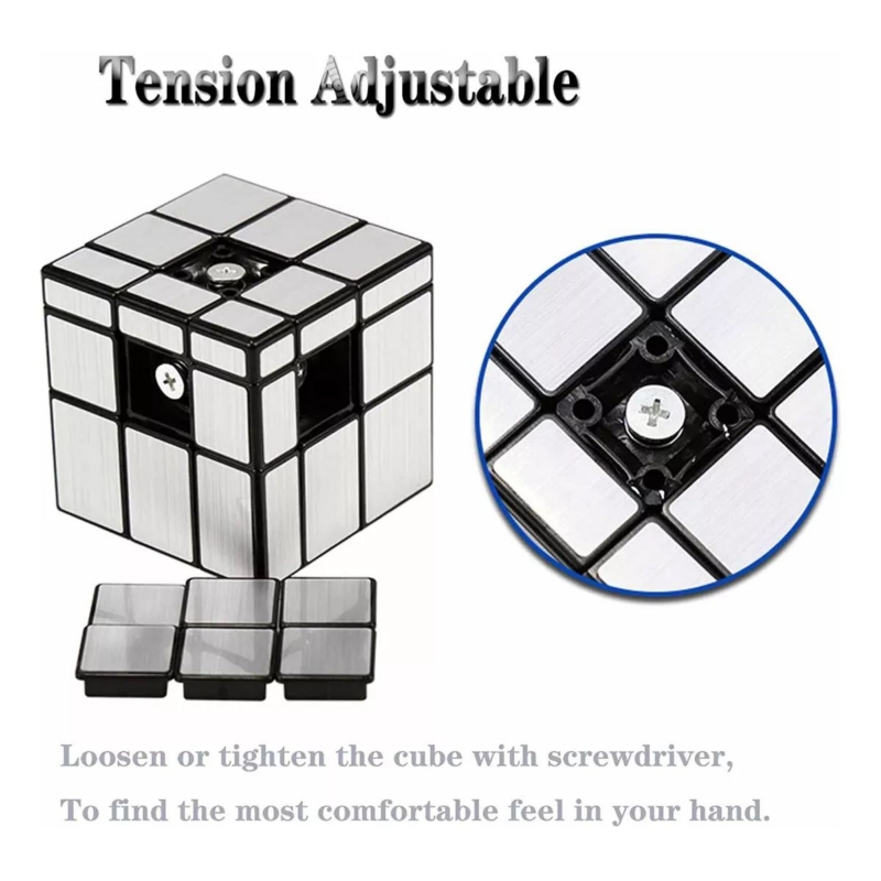 Foto 5 | Espejo Rubik's Cube Silver Collection, 5,7 Cm, 3 X 3 X 3 X 3 Cm, Mod - Venta Internacional.