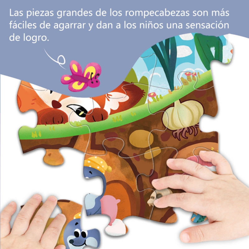 Foto 3 pulgar | Puzle Big Blocks Ocean Crisis, 60 Piezas, Para Niños De 4 A 8 Años - Venta Internacional.