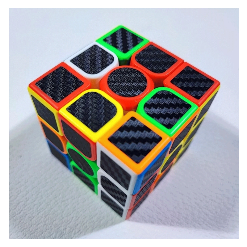 Foto 2 pulgar | Fibra De Carbono Rubik's Cube Speedcube Professional 3x3 - Venta Internacional.