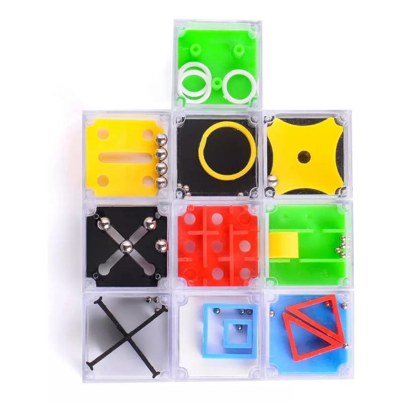 Foto 4 pulgar | Juego: 12 Cubos: Ingenio Y Habilidad Mental, Mini Cubos De Coeficiente Intelectual - Venta Internacional.