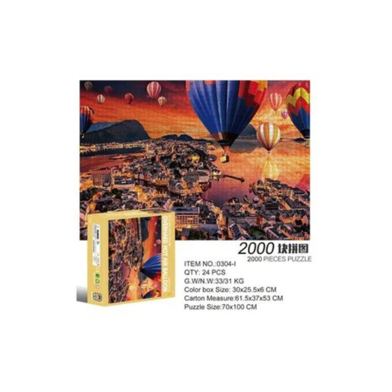 Globo Aerostático Puzzle Heartbreaker De 2000 Piezas - Venta Internacional.