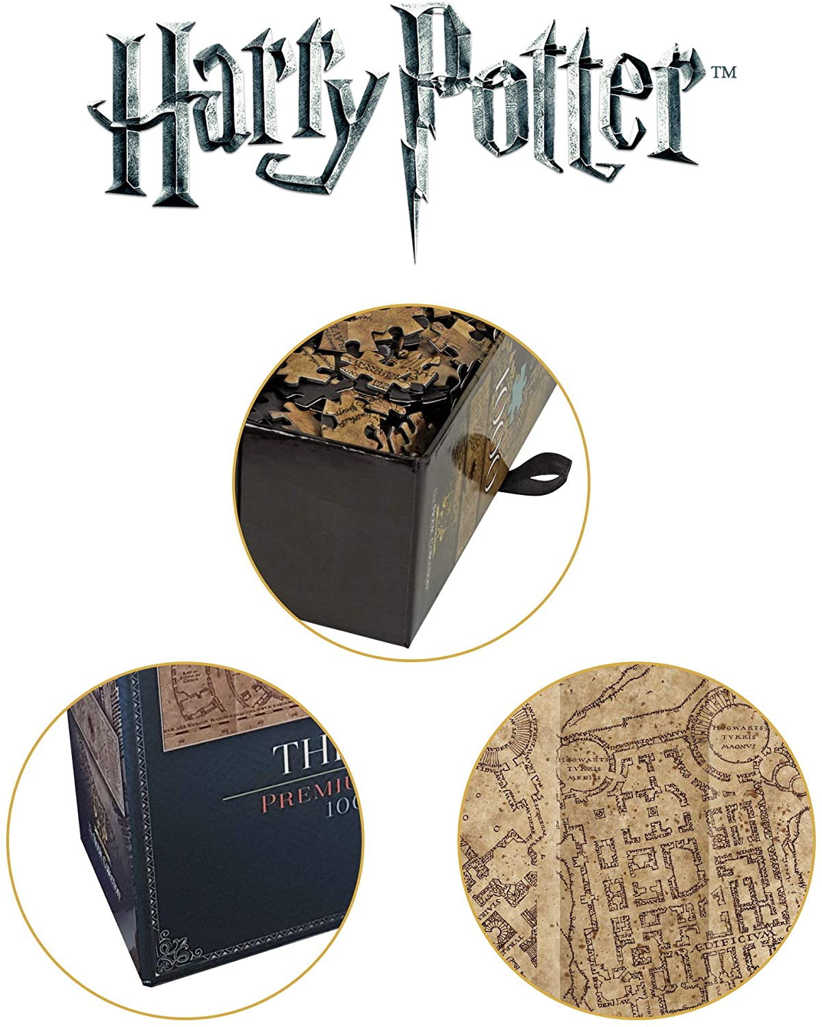 Foto 8 pulgar | Rompecabezas de Mapa del Merodeador Harry Potter 1000 Piezas - Venta Internacional