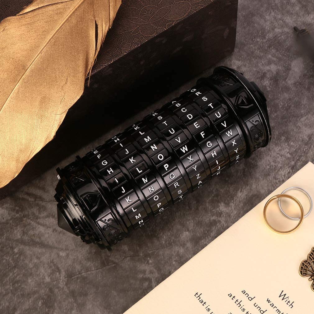 Foto 4 pulgar | Caja de Rompecabezas Cryptex Da Vinci Code Mini con Compartimentos Ocultos - Venta Internacional