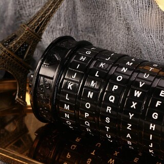 Foto 6 | Caja de Rompecabezas Cryptex Da Vinci Code Mini con Compartimentos Ocultos - Venta Internacional