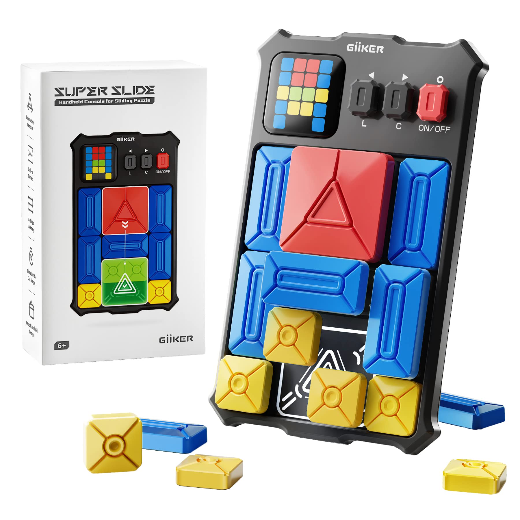 Juego De Rompecabezas Giiker Super Slide 500+ Challenges Para Niños Y Adolescentes - Venta Internacional.