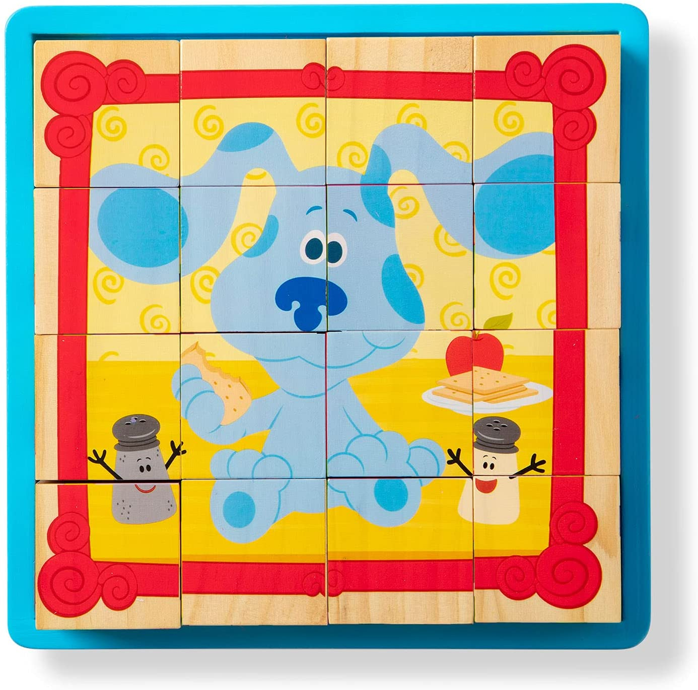 Puzle Cúbico De Madera Melissa & Doug Blue's Clues & You! - Venta Internacional.