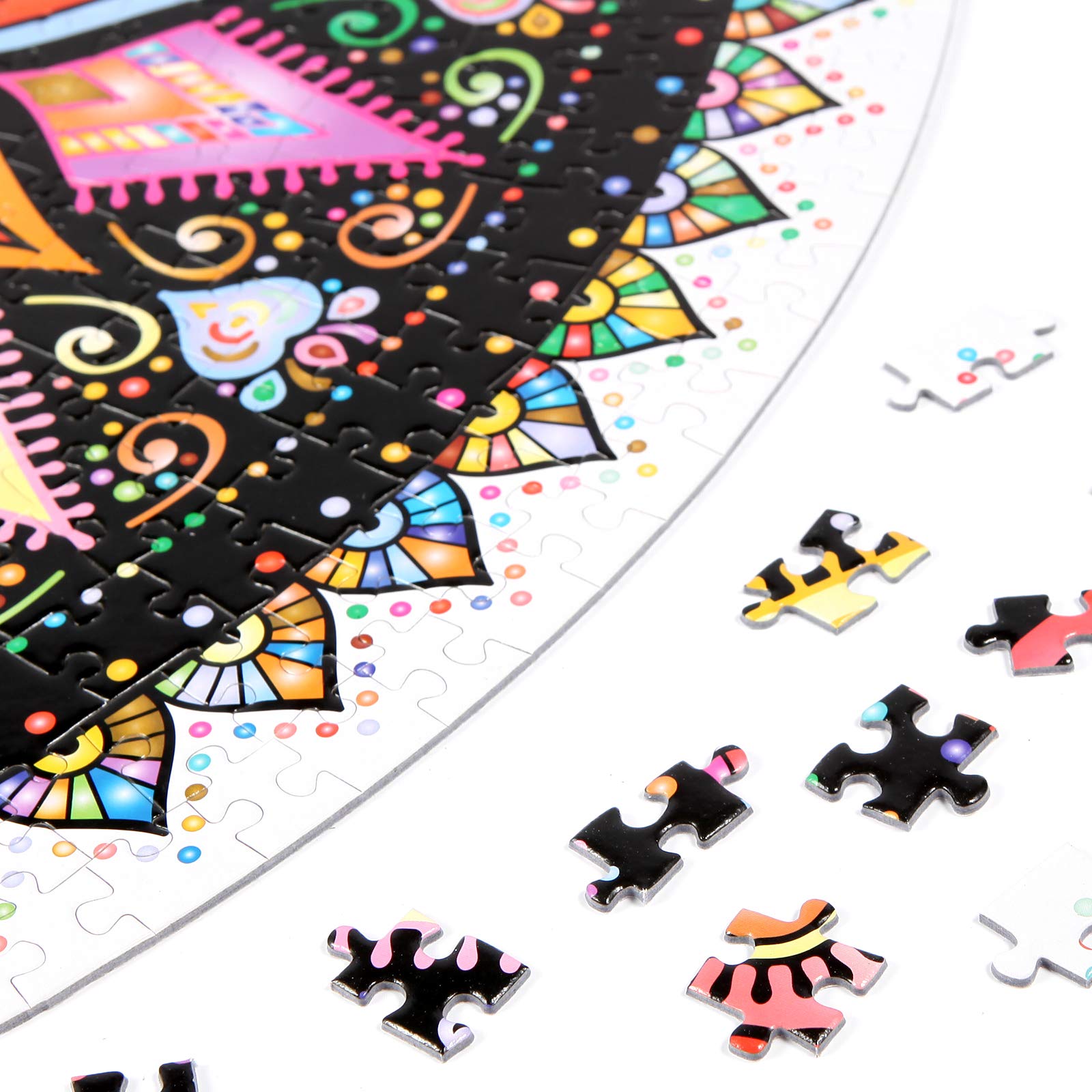 Foto 6 pulgar | Rompecabezas Bgraamiens Con Mandala Geométrica Y Colorida De 1000 Piezas - Venta Internacional.