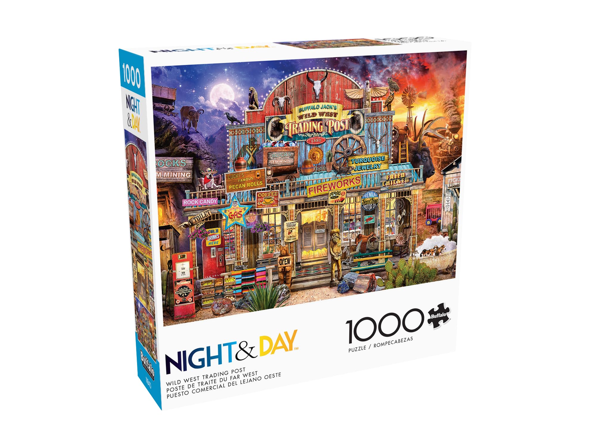 Foto 4 pulgar | Rompecabezas Buffalo Games Wild West Trading Post, 1000 Unidades - Venta Internacional.