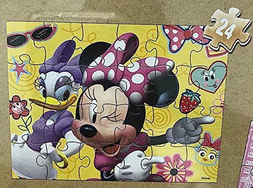 Foto 7 | Rompecabezas Disney Minnie Mouse 5 De Madera Con Caja De Almacenamiento - Venta Internacional.