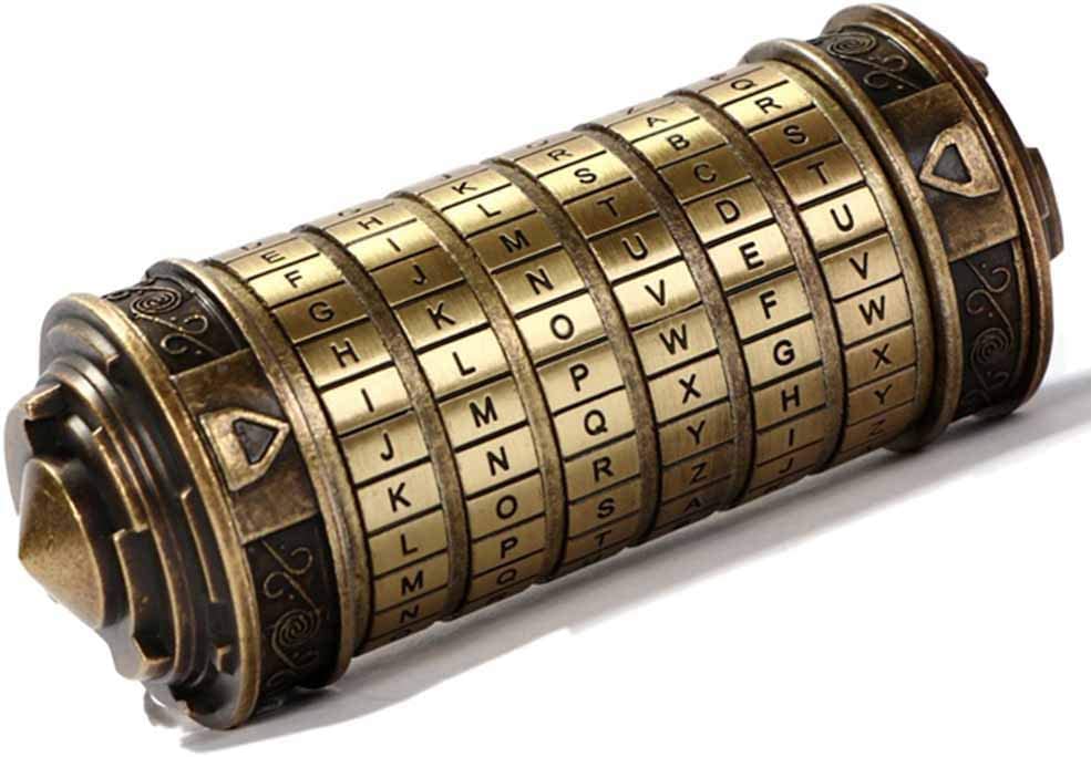 Foto 2 pulgar | Caja De Rompecabezas Cryptex Da Vinci Code Mini Con Compartimentos Ocultos - Venta Internacional.