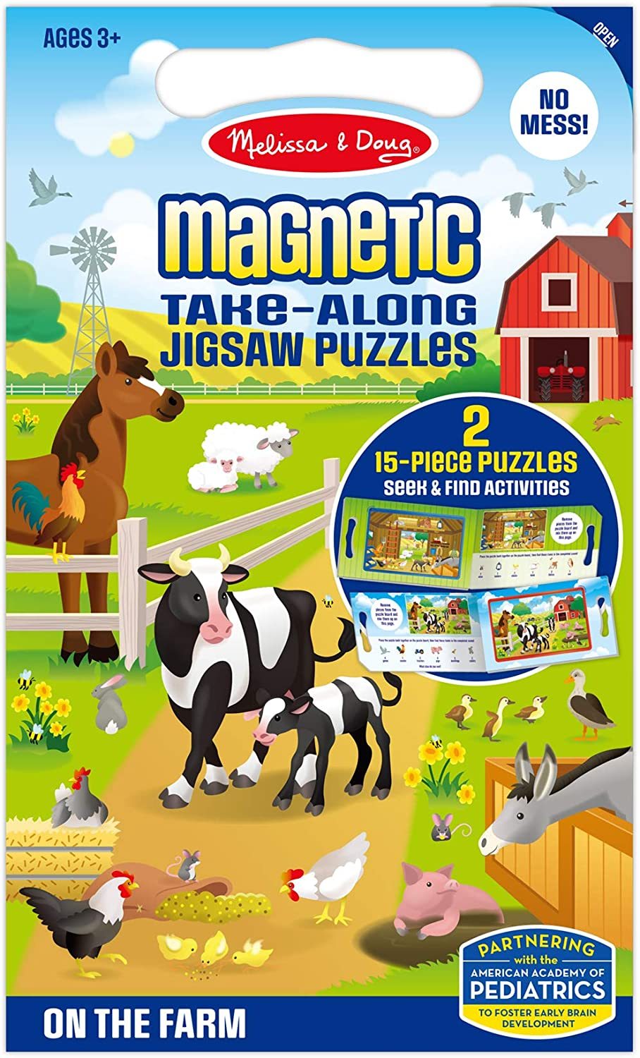 Foto 1 | Juguete De Rompecabezas Magnético Para Llevar Melissa Y Doug En La Granja - Venta Internacional.