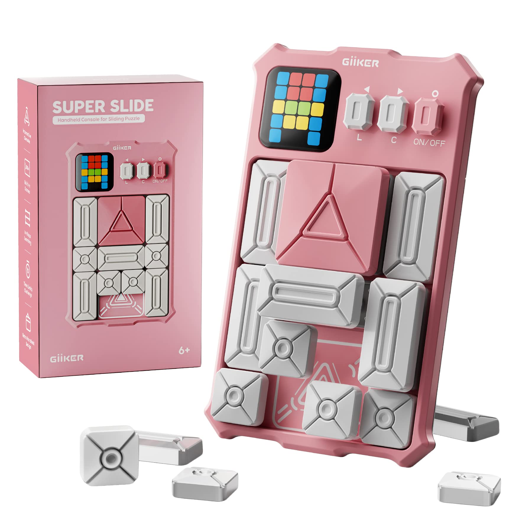 Consola de Juegos de Aprendizaje Giiker Super Slide Puzzle de Más De 6 Años - Venta Internacional