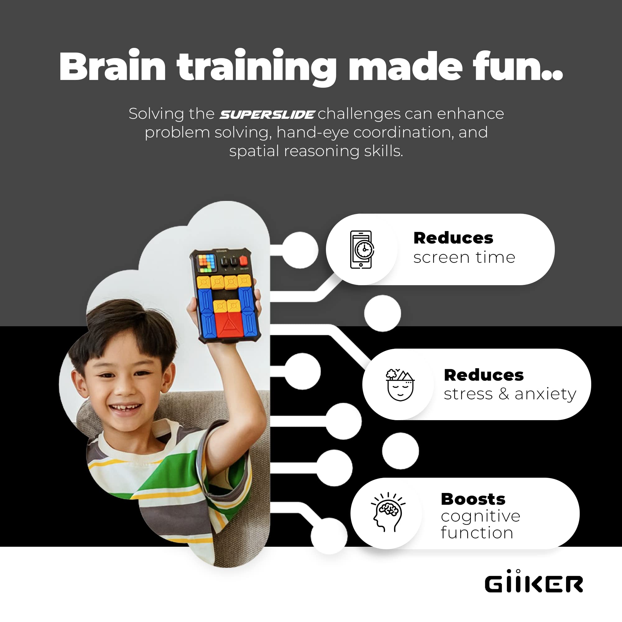 Foto 5 pulgar | Videoconsola Giiker Super Slide Puzzle con Más de 500 Desafíos - Venta Internacional