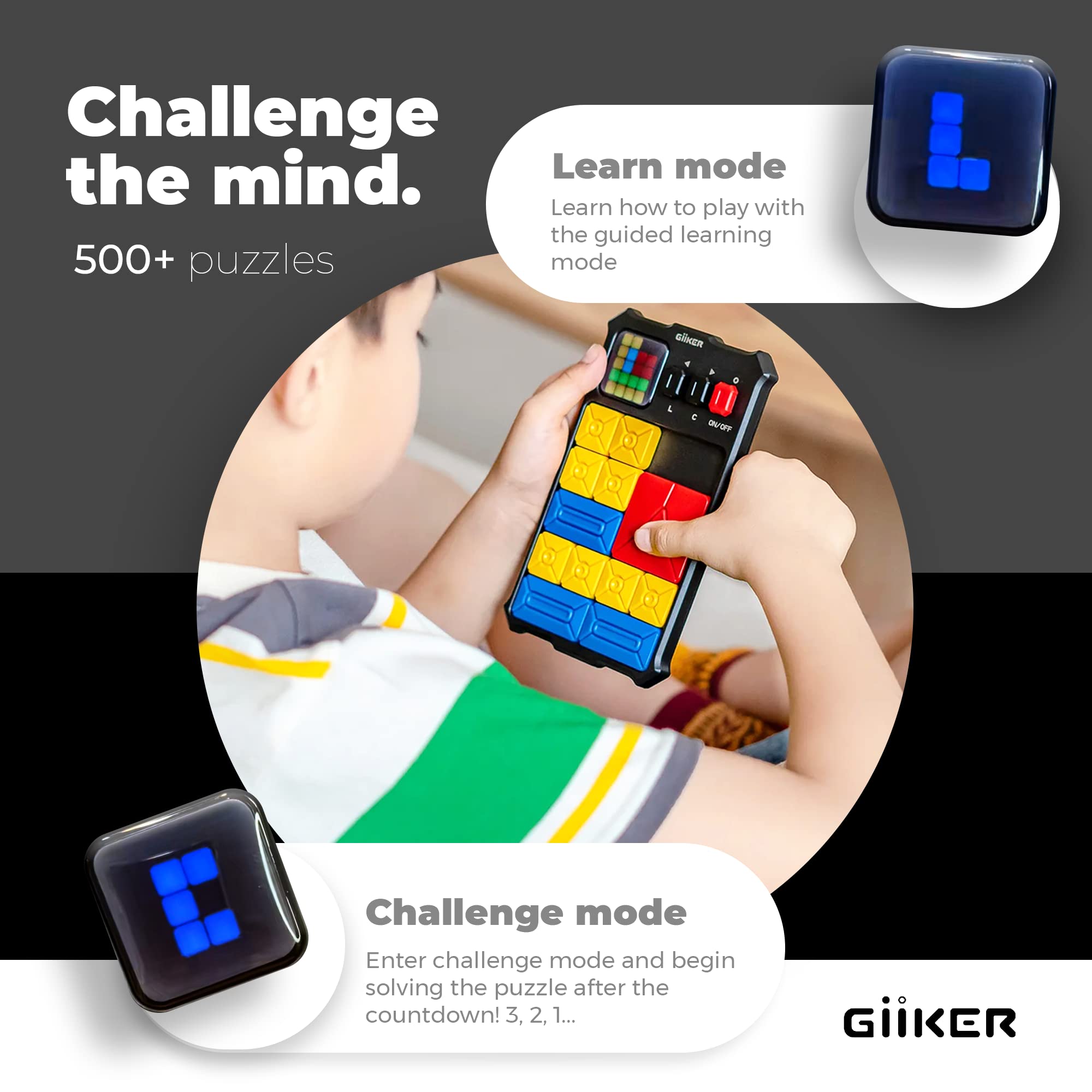 Foto 6 pulgar | Videoconsola Giiker Super Slide Puzzle con Más de 500 Desafíos - Venta Internacional