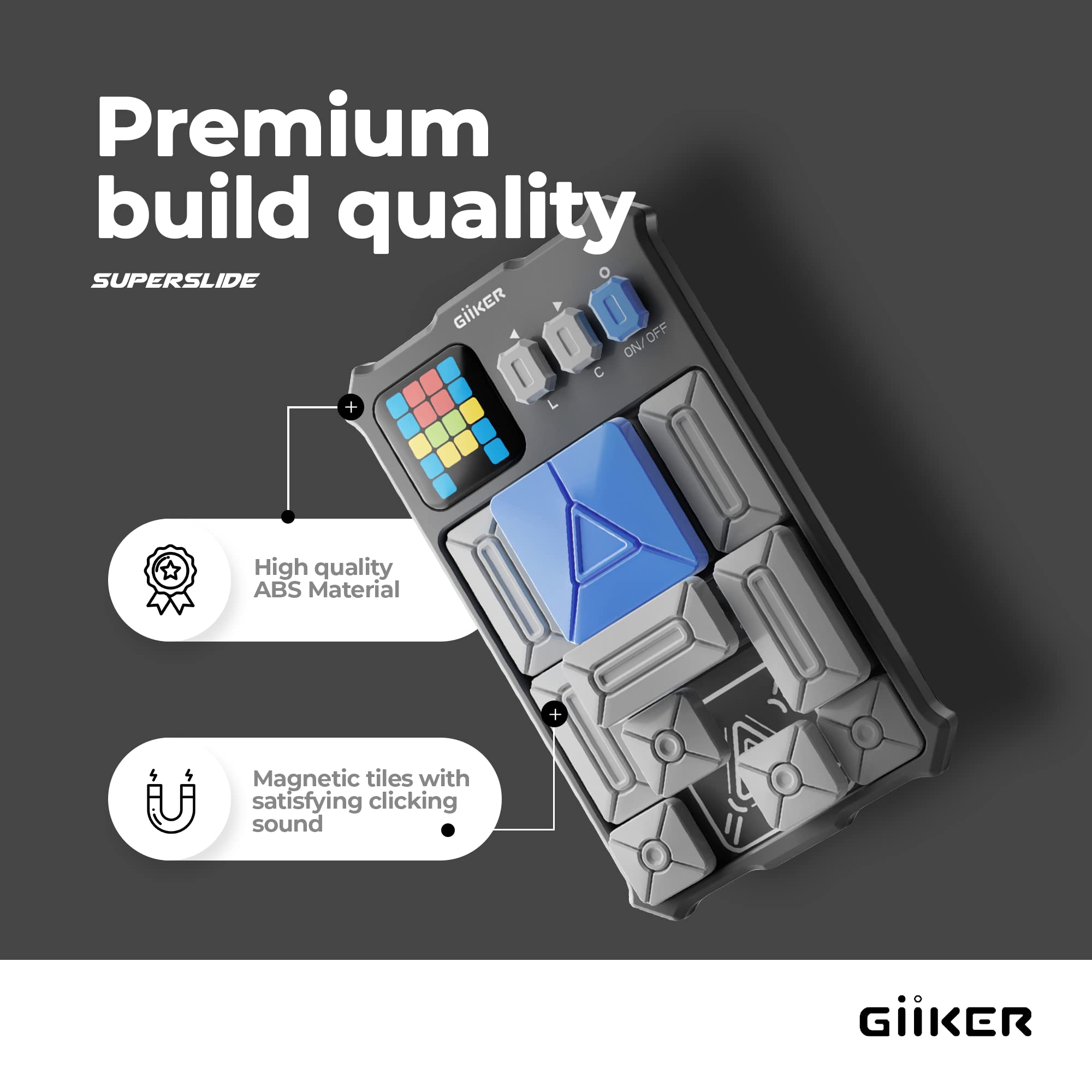 Foto 7 pulgar | Videoconsola Giiker Super Slide Puzzle con Más de 500 Desafíos - Venta Internacional