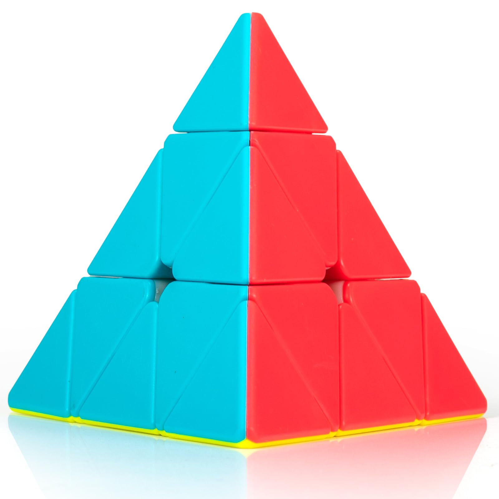 Tarjetero Pyramid Speed Cube, 3 X 3 X 3 X 3, Sin Adhesivo, Esmerilado - Venta Internacional.