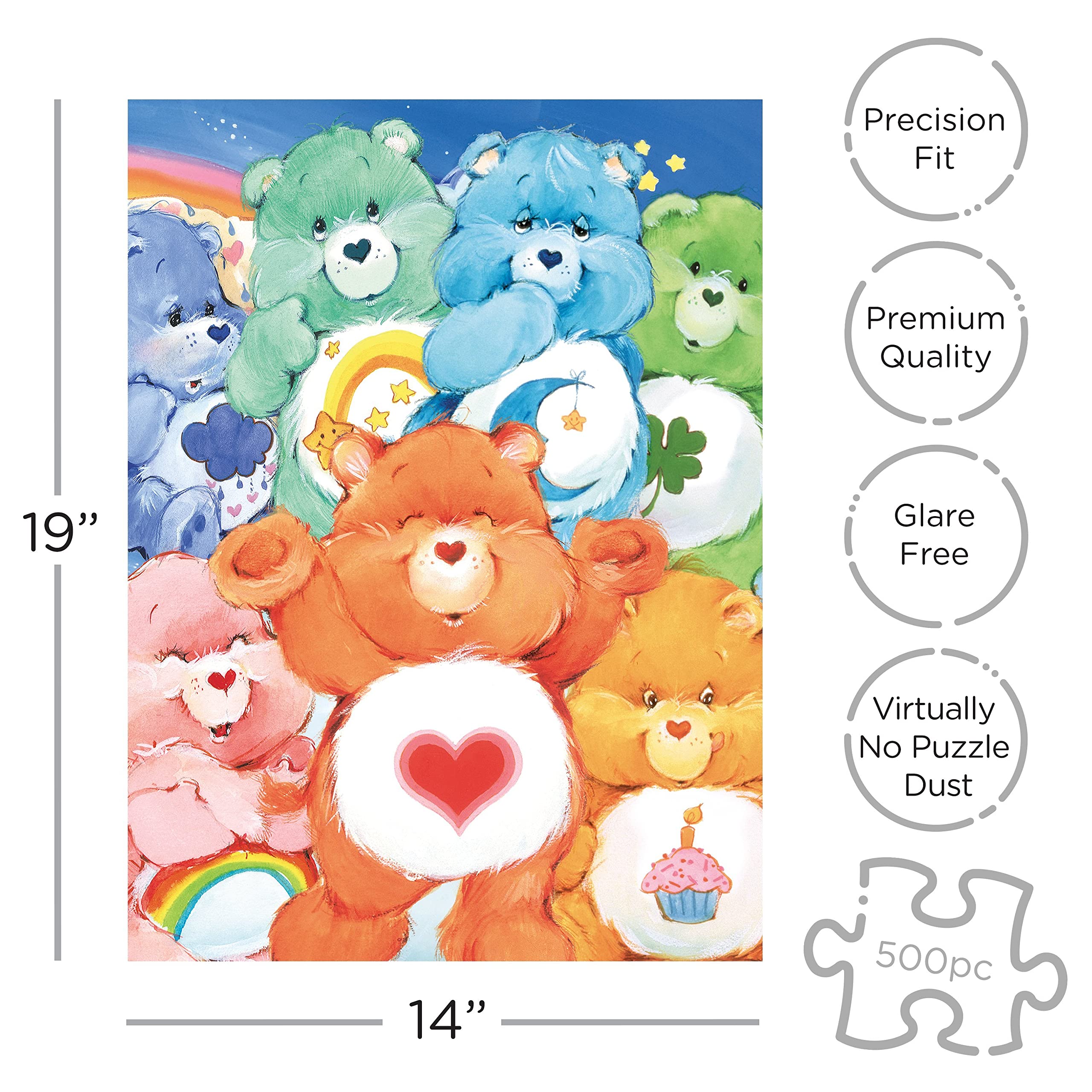 Foto 3 pulgar | Puzzle Aquarius Care Bears, 500 Piezas, 14 X 19 Cm - Venta Internacional.