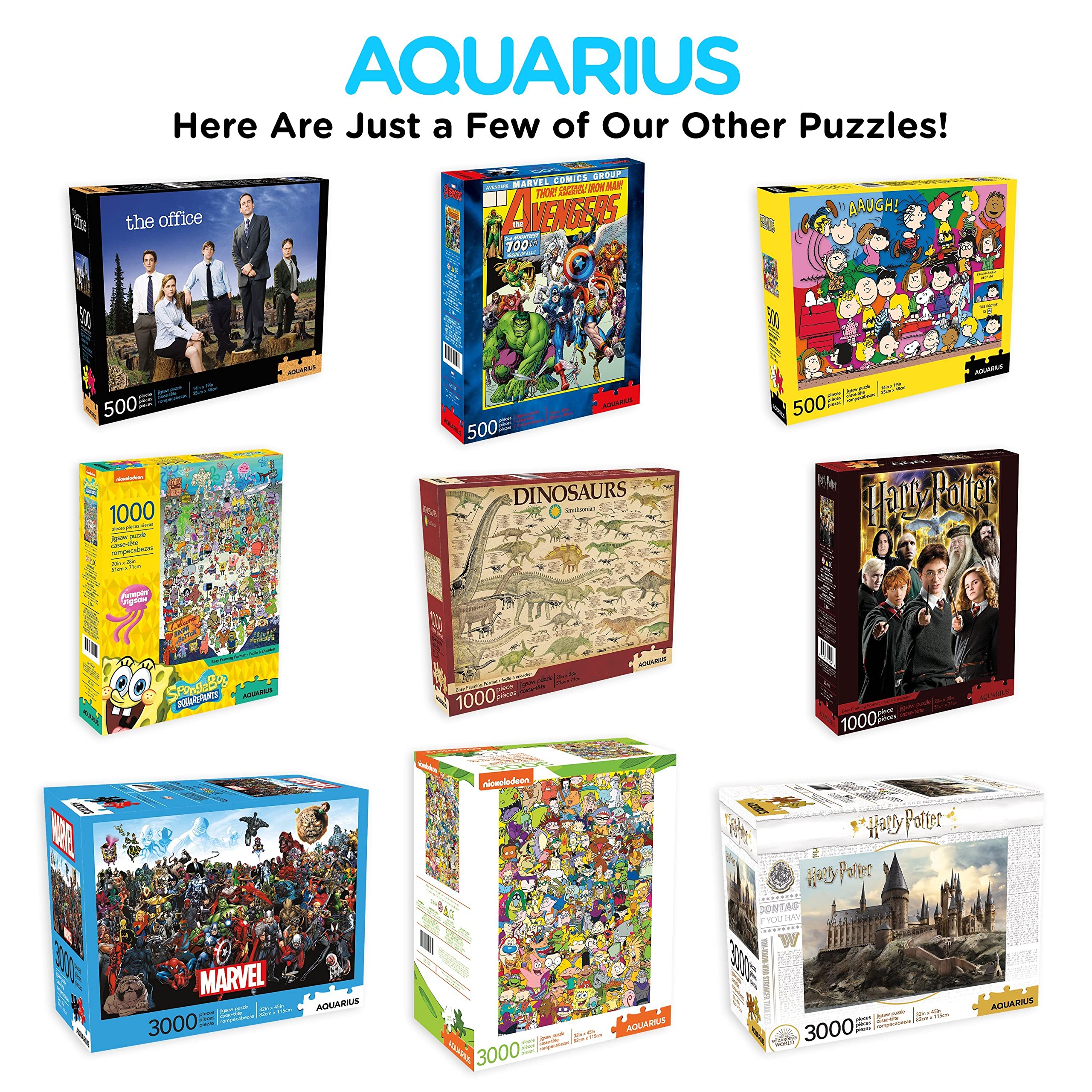 Foto 7 pulgar | Puzzle Aquarius Care Bears, 500 Piezas, 14 X 19 Cm - Venta Internacional.