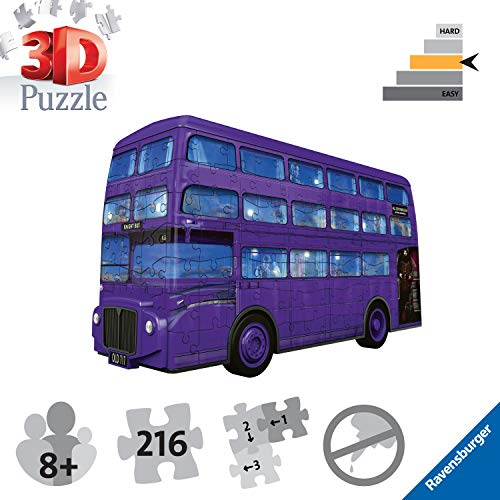 Foto 4 pulgar | Rompecabezas 3d Ravensburger Harry Potter Knight Bus 216 Piezas - Venta Internacional