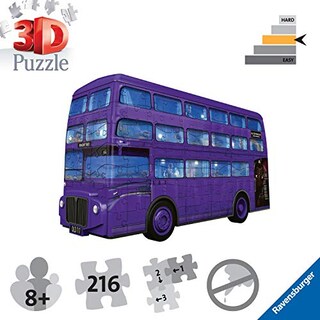 Foto 3 | Rompecabezas 3d Ravensburger Harry Potter Knight Bus 216 Piezas - Venta Internacional