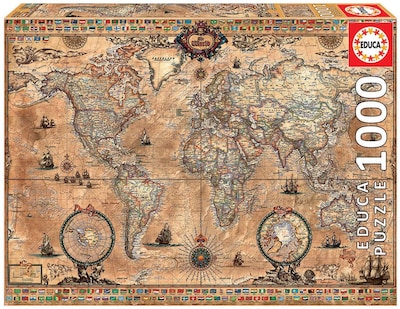 Foto 1 | Rompecabezas Educa de Mapa Antiguo 1000 Piezas - Venta Internacional