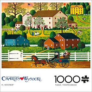 Foto 3 | Rompecabezas Buffalo Games Charles Wysocki 1000 Piezas - Venta Internacional