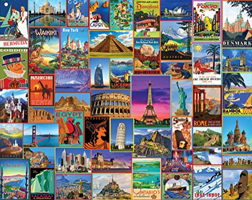 Foto 2 | Rompecabezas White Mountain Mejores Lugares del Mundo 1000 Piezas - Venta Internacional