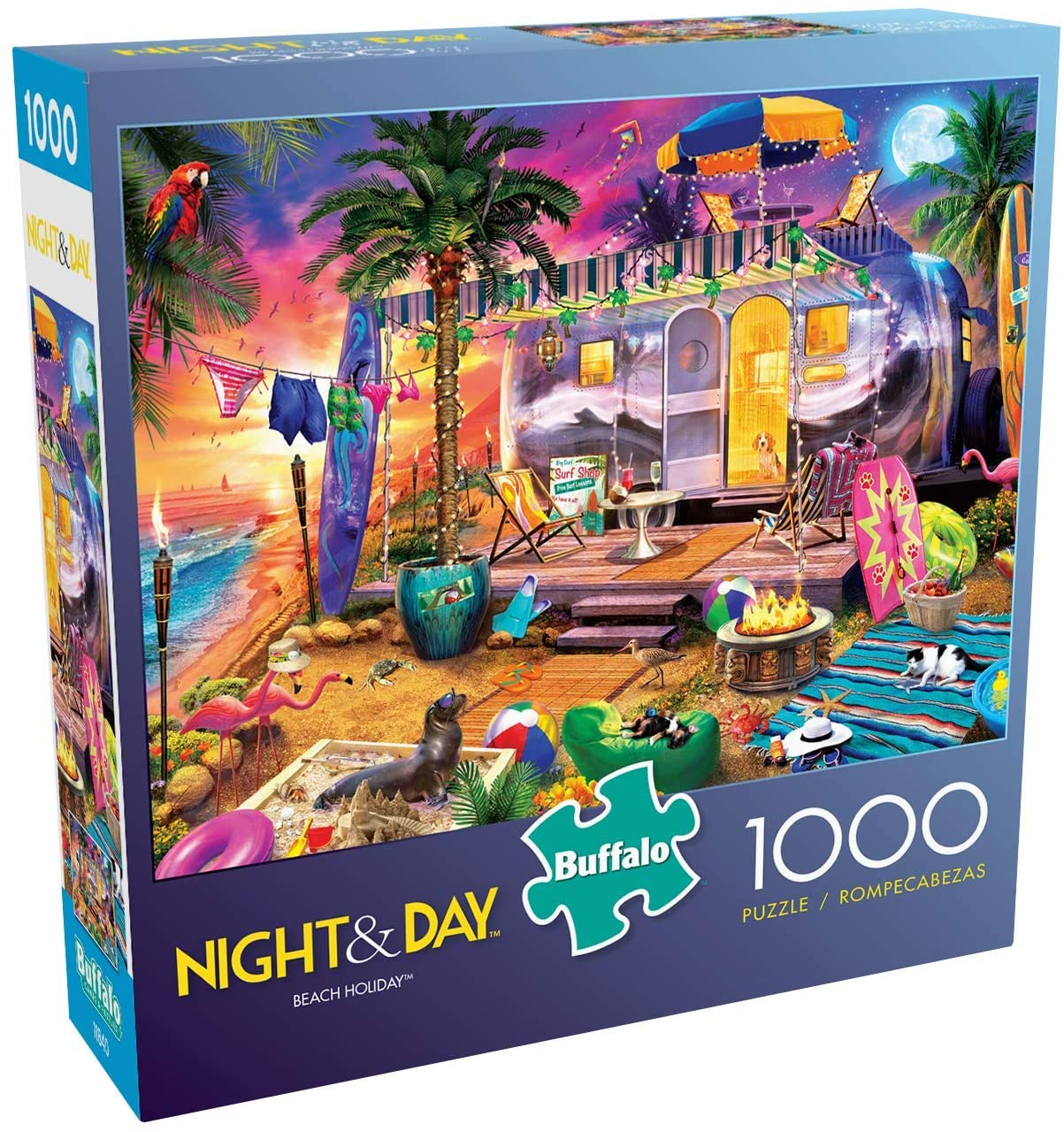 Foto 2 pulgar | Rompecabezas Buffalo Games Beach Holiday 1000 Piezas - Venta Internacional