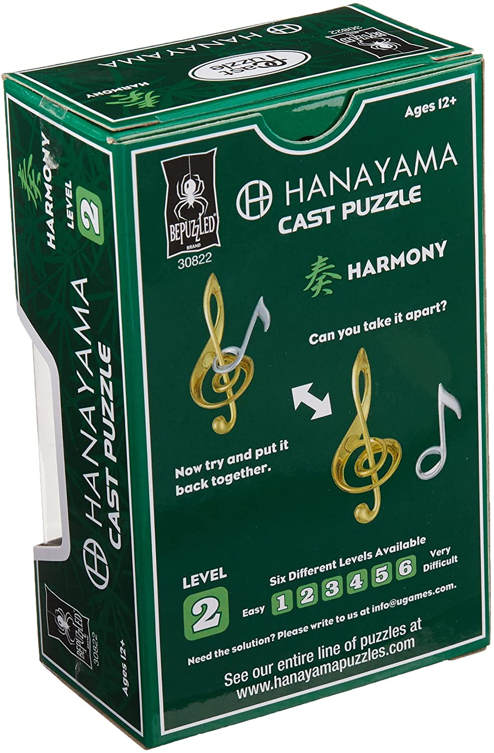 Foto 4 | Rompecabezas de Metal Bepuzzled Hanayama Harmony Cast nivel 2 - Venta Internacional