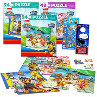 Foto 1 | Rompecabezas Paw Patrol Movie Premier, Paquete de 3 con Pegatinas - Venta Internacional