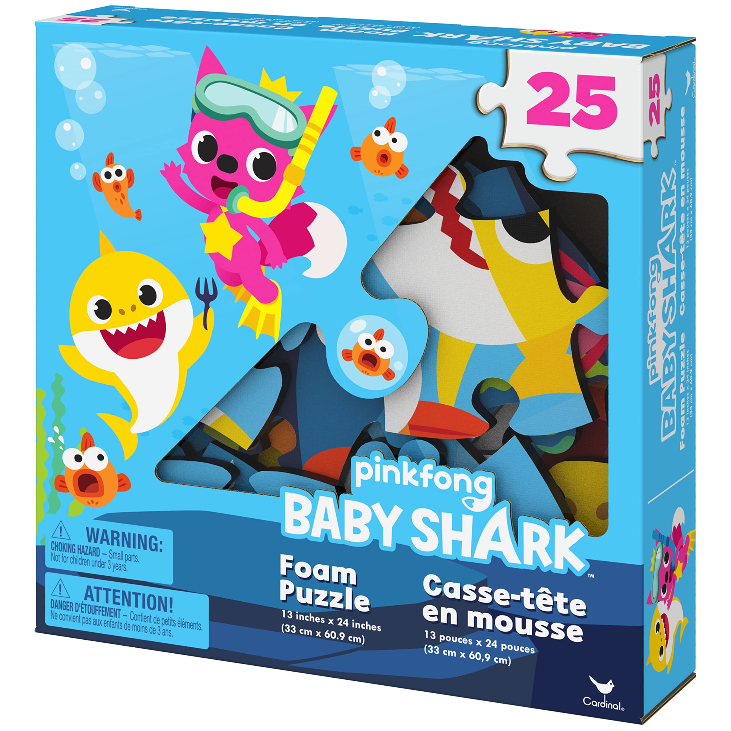 Foto 5 pulgar | Puzle de Espuma Spin Master Pinkfong Baby Shark 25 Piezas - Venta Internacional