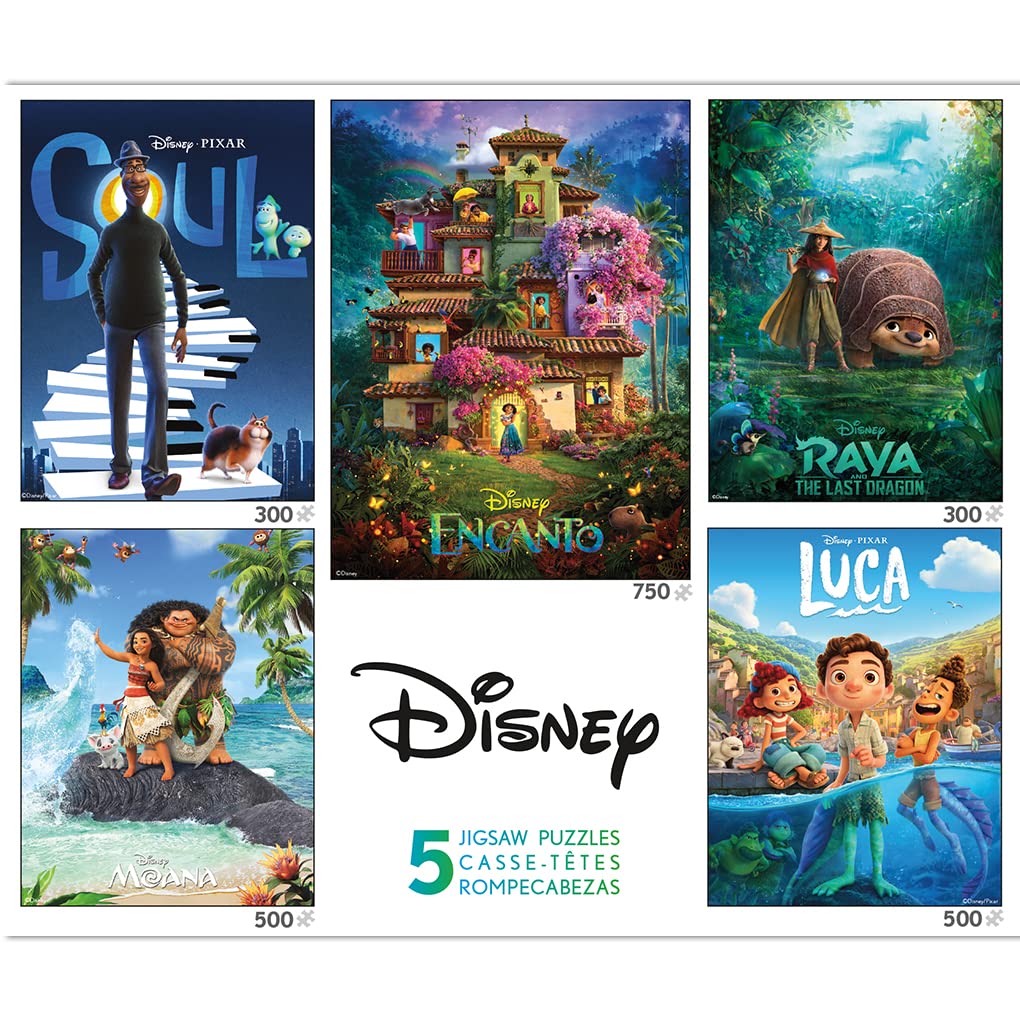 Foto 2 pulgar | Rompecabezas 5 en 1 Ceaco de Películas de Disney 300 A 750 Piezas - Venta Internacional