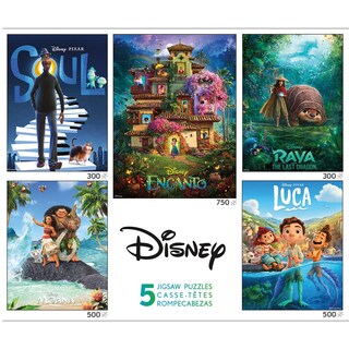Foto 1 | Rompecabezas 5 en 1 Ceaco de Películas de Disney 300 A 750 Piezas - Venta Internacional