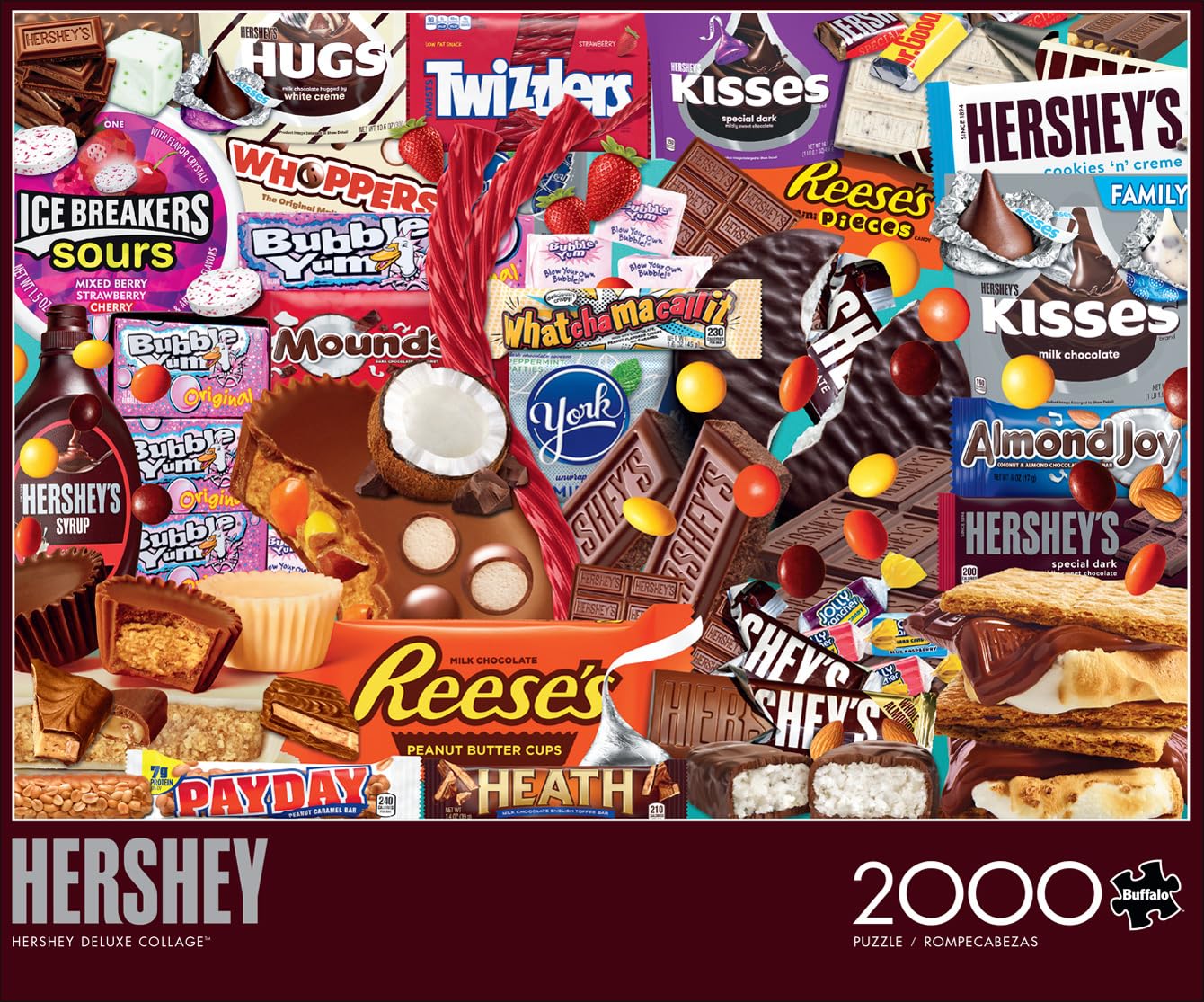Foto 3 pulgar | Rompecabezas Buffalo Games Hershey Deluxe Collage 2000 Unidades - Venta Internacional