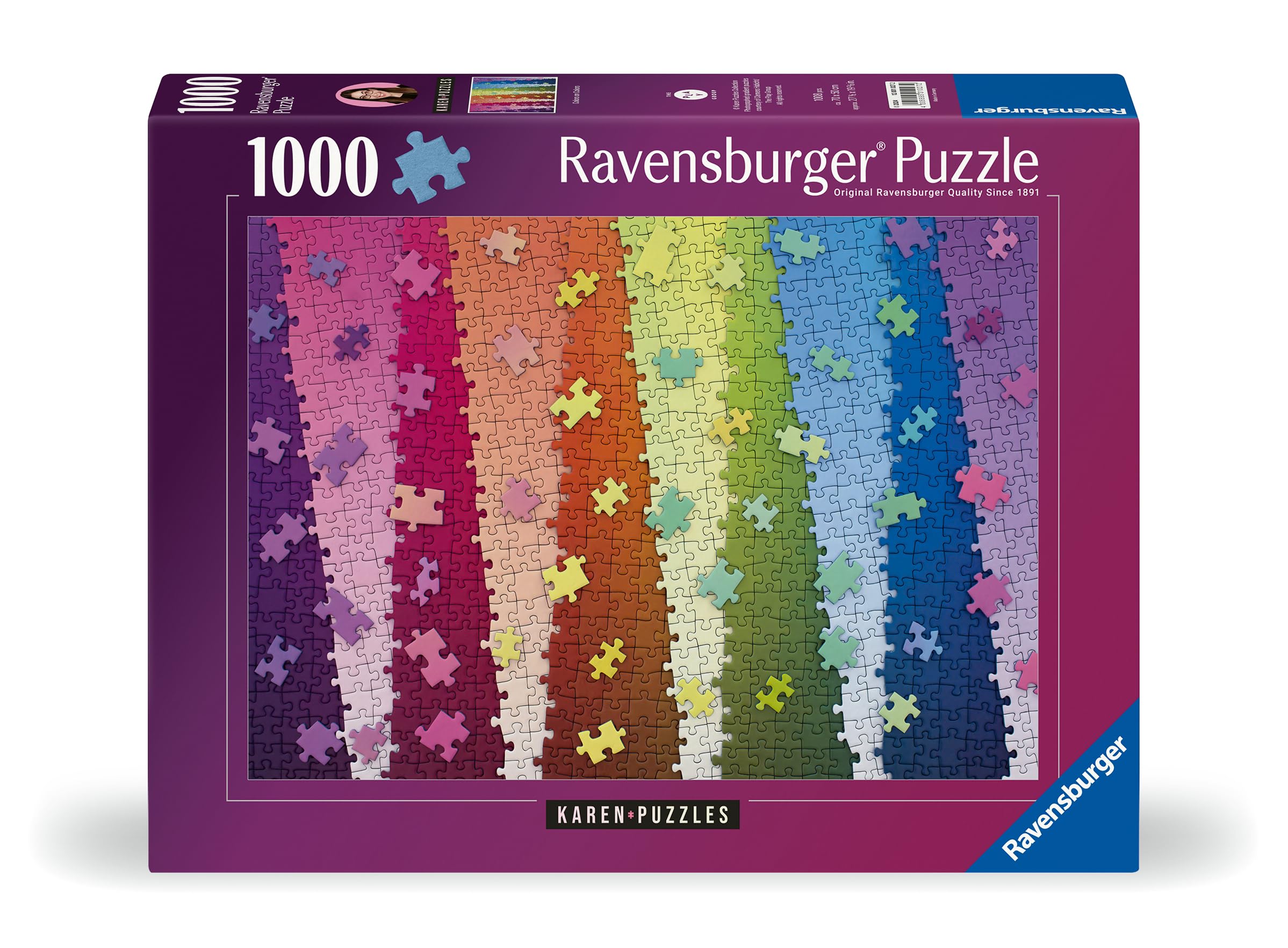 Foto 2 pulgar | Rompecabezas Ravensburger Karen Puzzles Colores Sobre Colores - Venta Internacional