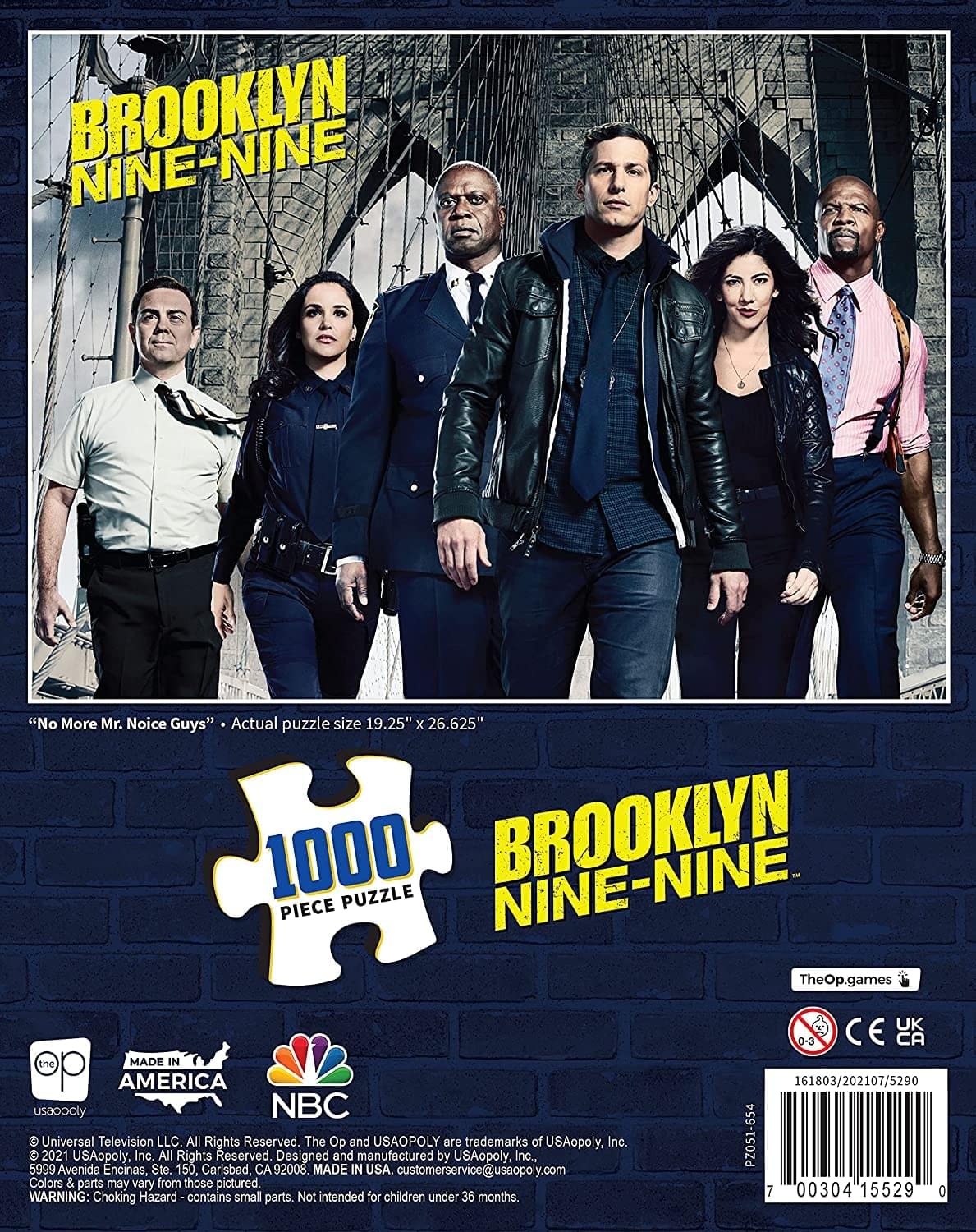 Foto 6 pulgar | Rompecabezas Usapoly Brooklyn Nine-nine No More Mr. Noice Guys 1000 Piezas - Venta Internacional