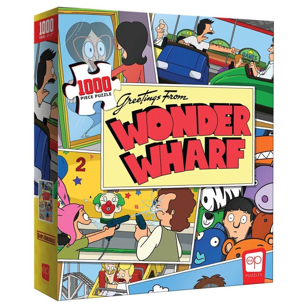 Rompecabezas Usapoly Bob's Burgers Wonder Wharf 1000 Piezas - Venta Internacional