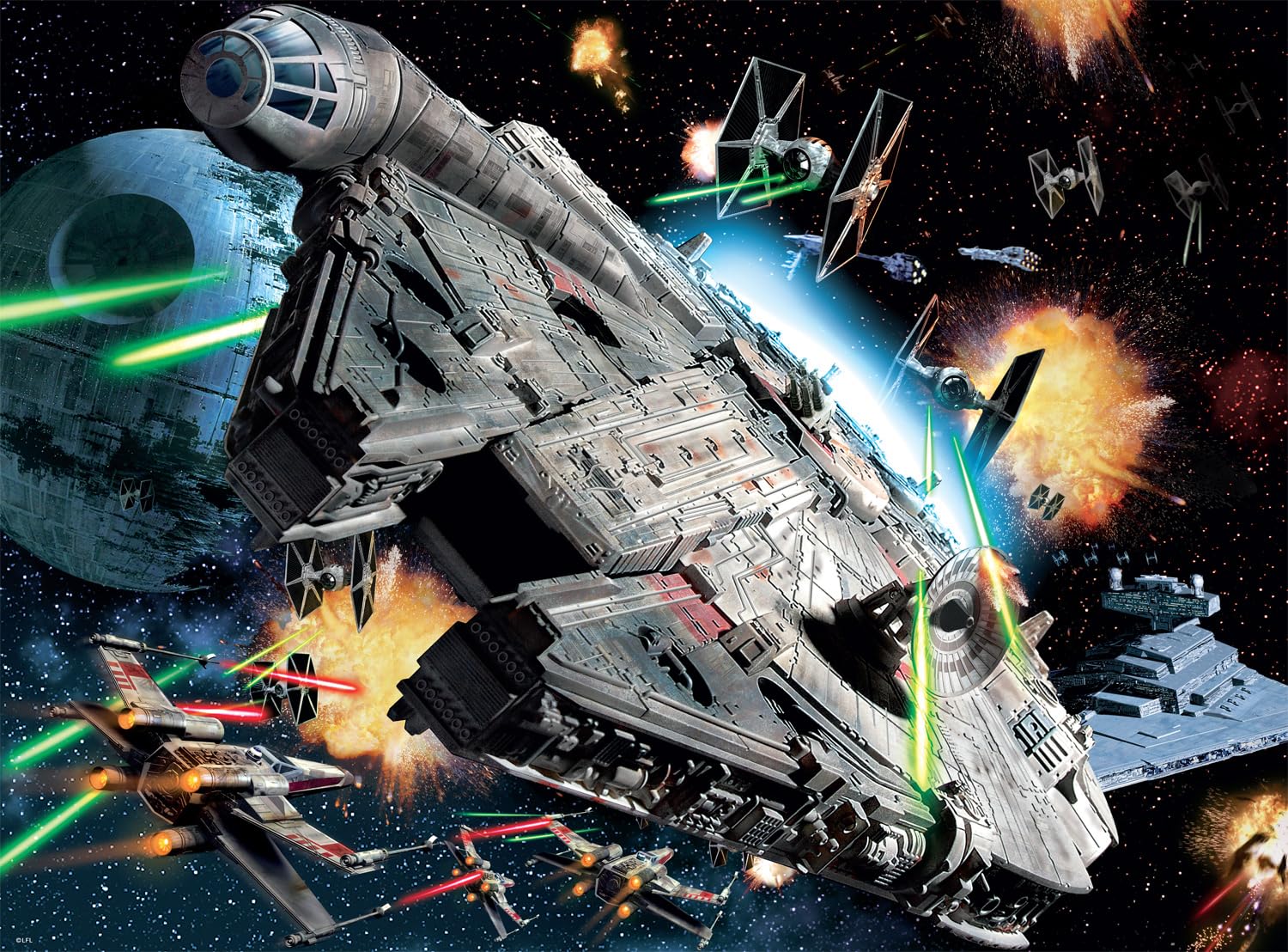 Foto 3 pulgar | Rompecabezas Buffalo Games Star Wars Punch It! ¡1000 Piezas - Venta Internacional