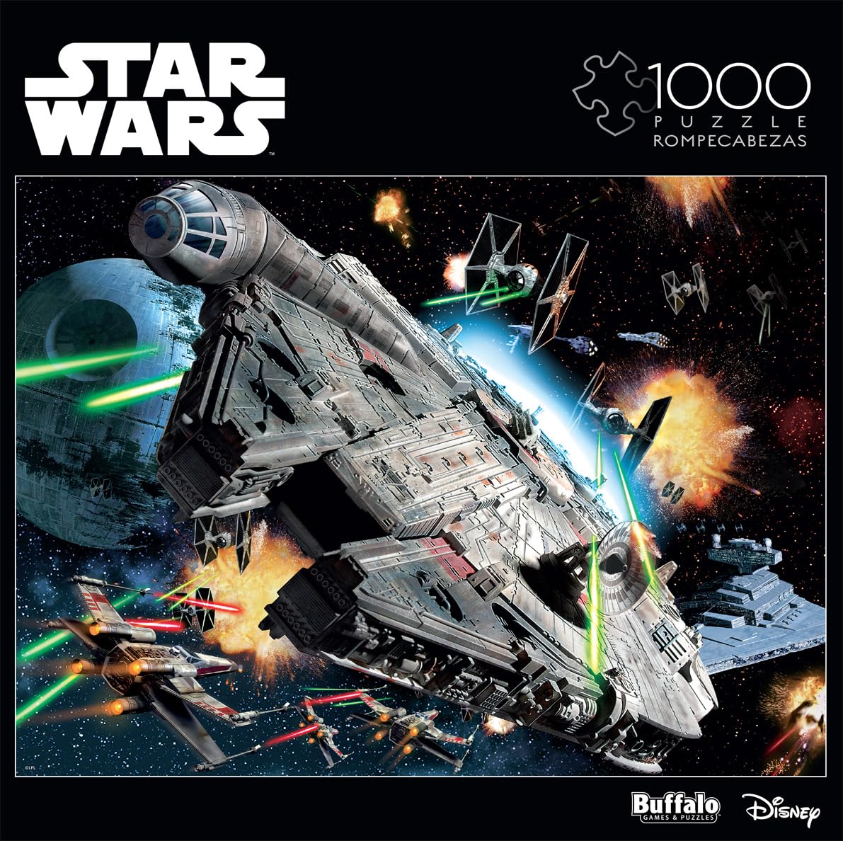Foto 4 pulgar | Rompecabezas Buffalo Games Star Wars Punch It! ¡1000 Piezas - Venta Internacional