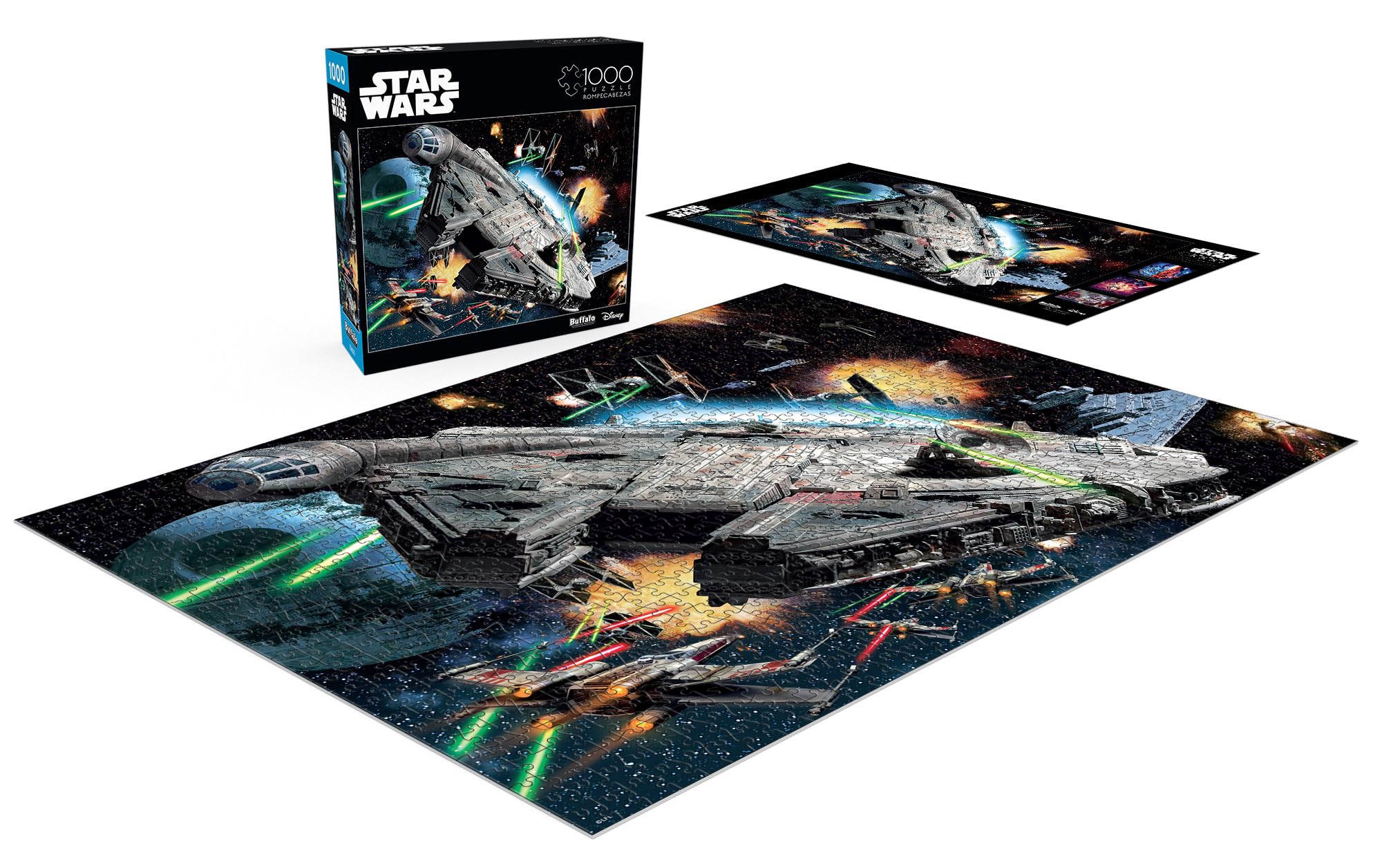Foto 4 | Rompecabezas Buffalo Games Star Wars Punch It! ¡1000 Piezas - Venta Internacional
