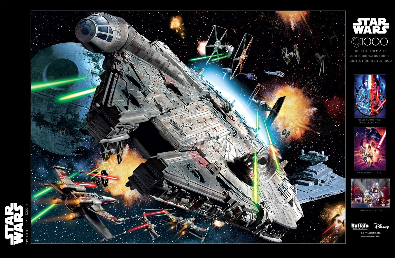 Foto 6 pulgar | Rompecabezas Buffalo Games Star Wars Punch It! ¡1000 Piezas - Venta Internacional