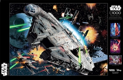 Foto 5 | Rompecabezas Buffalo Games Star Wars Punch It! ¡1000 Piezas - Venta Internacional